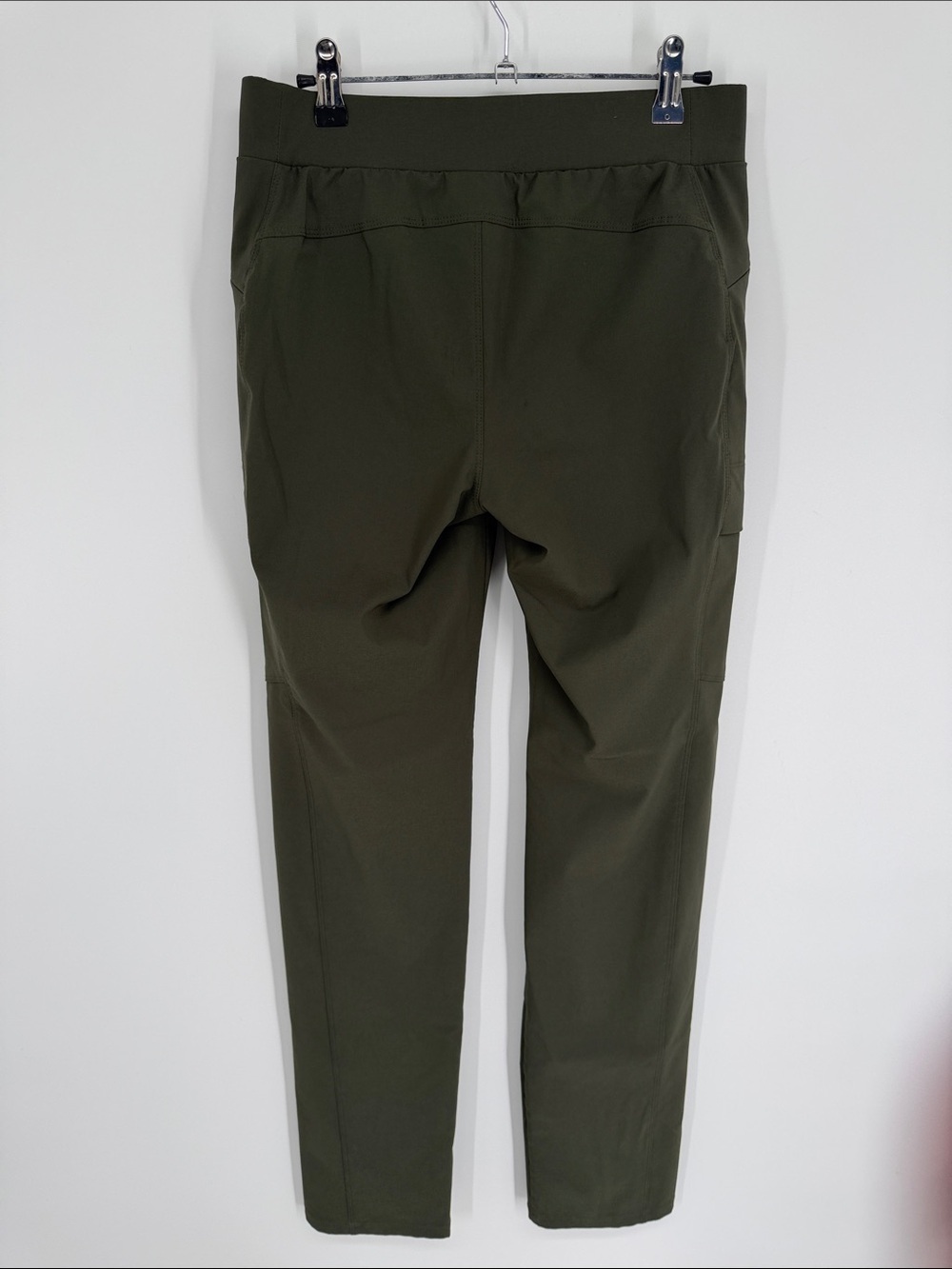Eddie Bauer Pull-On Cargo Pants Poly/Spandex Blend Dark Green Women’s Size 6 - Picture 5 of 11